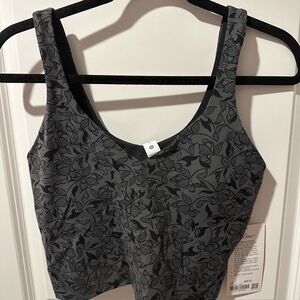 Lululemon Athletica Black and Gray Align Tank